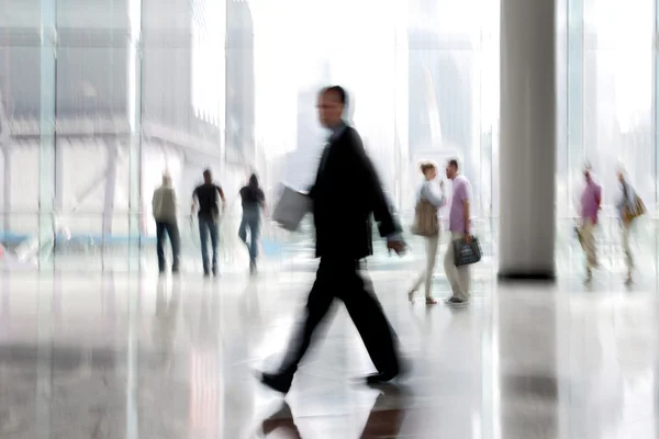 Group of people in the lobby business center