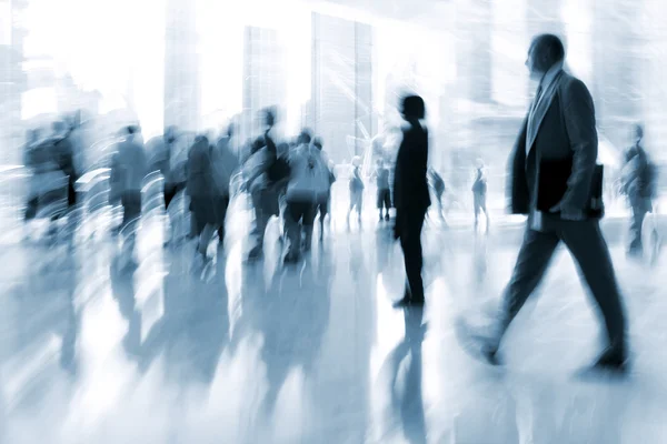 Lobby in the rush hour — Stock Photo, Image