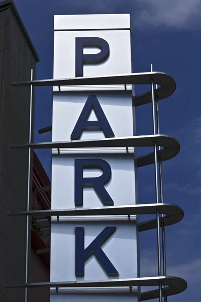 Park inscription — Stock Photo, Image