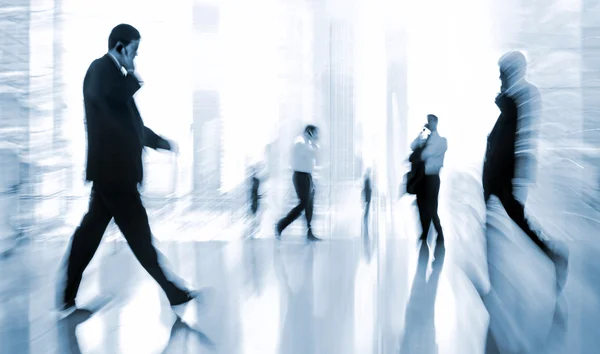 Lobby in the rush hour — Stock Photo, Image