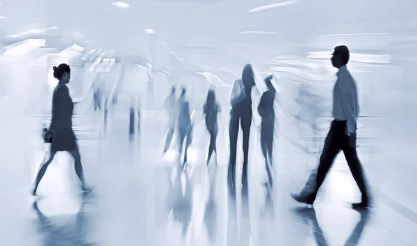 Lobby in the rush hour — Stock Photo, Image