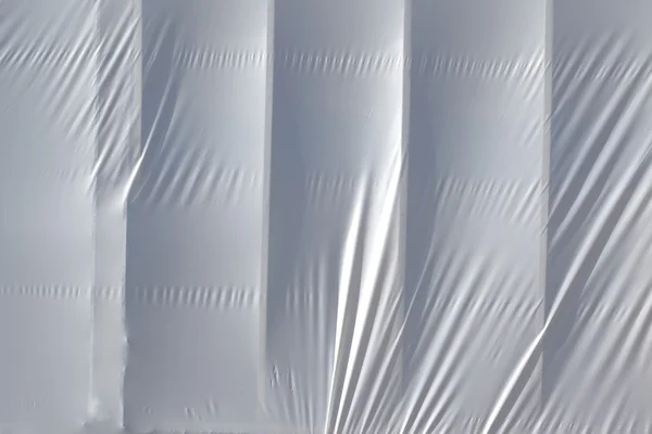 Pared cubierta con tela blanca — Foto de Stock