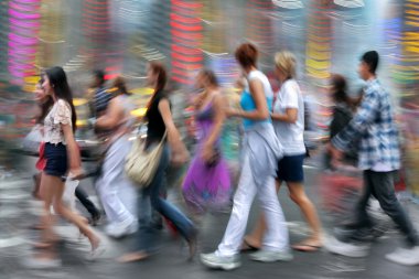 gece şehir kasıtlı Hareket Bulanıklığı