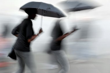 yağmurlu bir gün Hareket Bulanıklığı