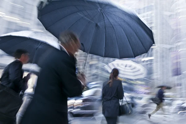 Rainy day motion blur — Stock Photo, Image