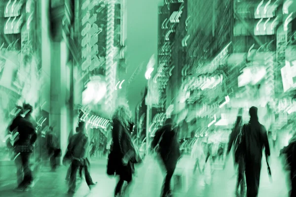 Night city of intentional motion blur — Stock Photo, Image