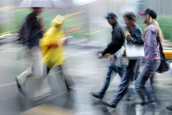 Rainy day motion blur — Stock Photo, Image