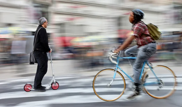 Alternativ miljøvennlig transport – stockfoto