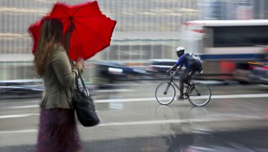 yağmurlu bir gün Hareket Bulanıklığı