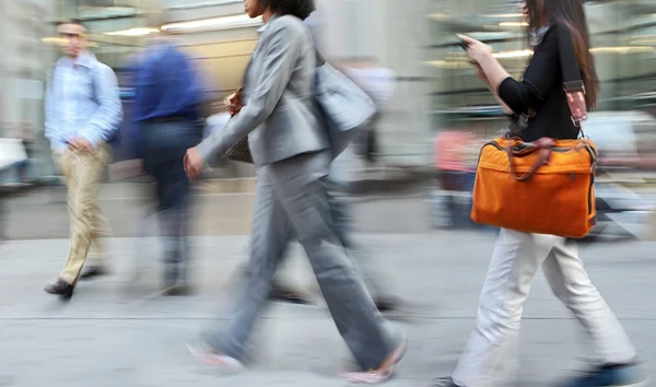 Group of business people in the street — Stock Photo, Image