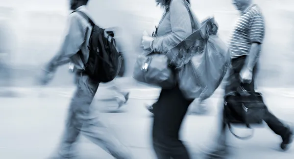 Group of business people in the street — Stock Photo, Image