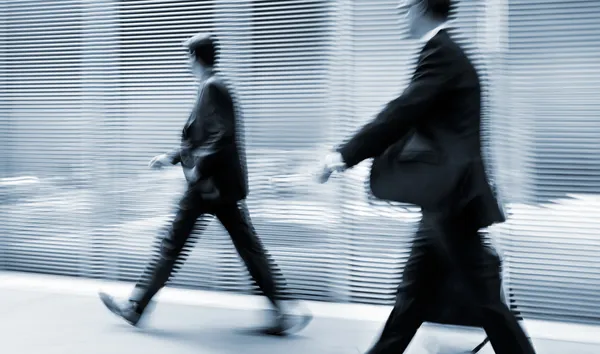 Group of business people in the street — Stock Photo, Image