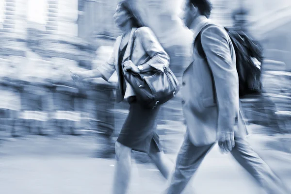 Group of business people in the street — Stock Photo, Image