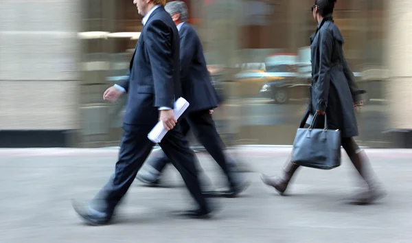 Group of business people in the street — Stock Photo, Image