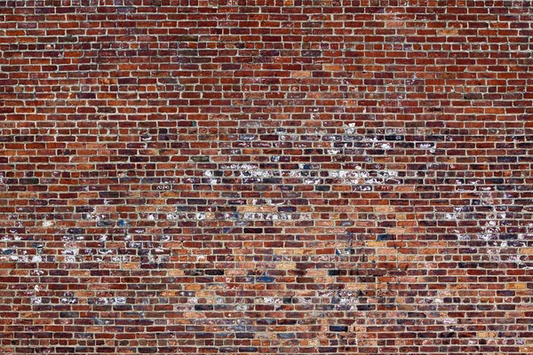 Den gamla röda tegelväggen — Stockfoto