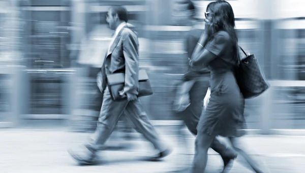 Group of business people in the street — Stock Photo, Image