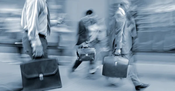 Group of business people in the street — Stock Photo, Image