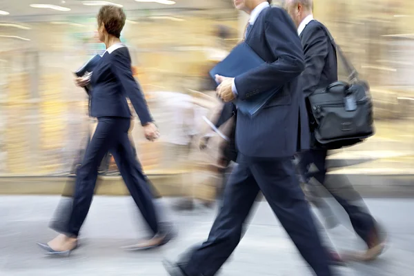Group of business people in the street — Stock Photo, Image