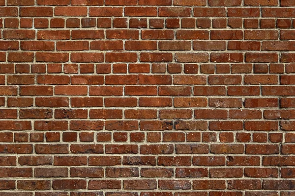 A velha parede de tijolo vermelho — Fotografia de Stock