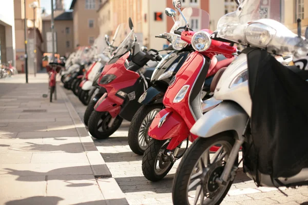 Scooter parking — Stock Photo, Image