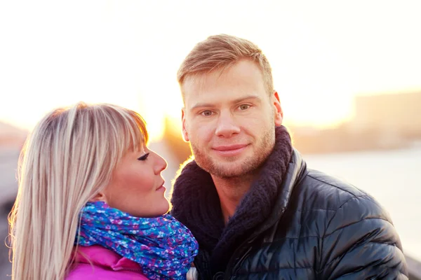 Gelukkige heteroseksueel paar — Stockfoto