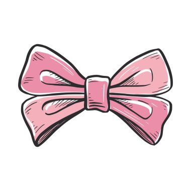 Kravat yayı renginde çizim