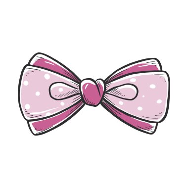 Kravat yayı renginde çizim