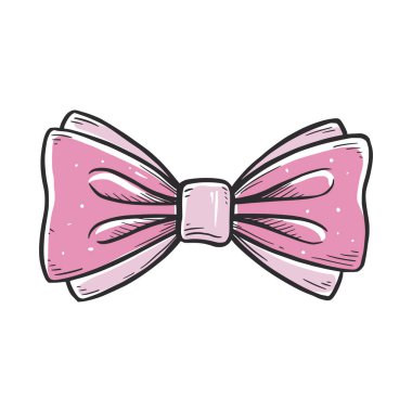 Kravat yayı renginde çizim