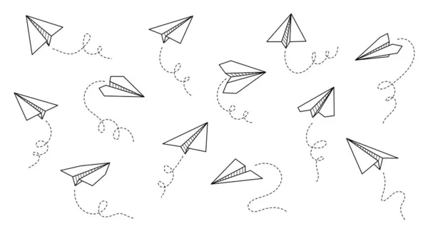 Papieren vliegtuig vector icoon. Samenvatting van de levensmiddelen — Stockvector