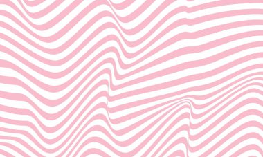 Kalın çizgili pembe dalga arkaplanı