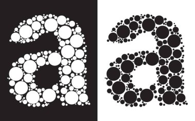 typography a, logo text aa