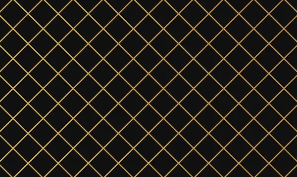 Luxury Golden Lines Black Background — Stok Vektör