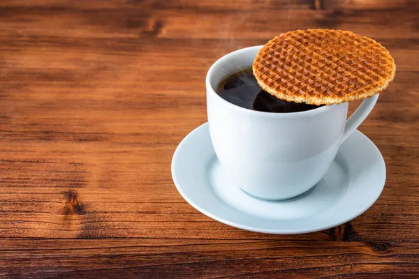 Traditionelle Lokale Authentische Holländische Niederlande Süß Frisch Hausgemachte Leckere Stapel — Stockfoto