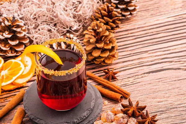 Gluhwein Chaud Chaud Chaud Chaud Chaud Chaud Vin Rouge Punch — Photo