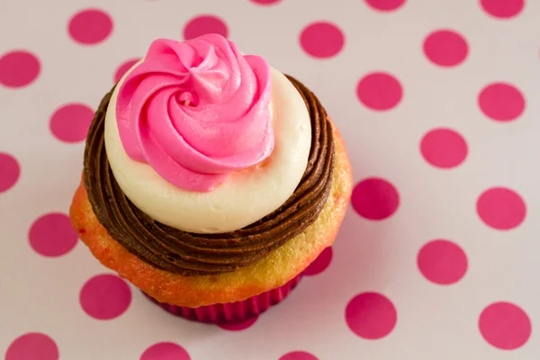 Neapolitan cupcakes — Stok fotoğraf