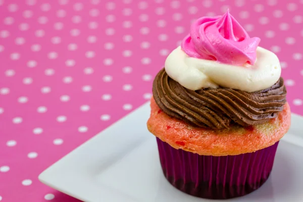 Neapolitan cupcakes — Stok fotoğraf