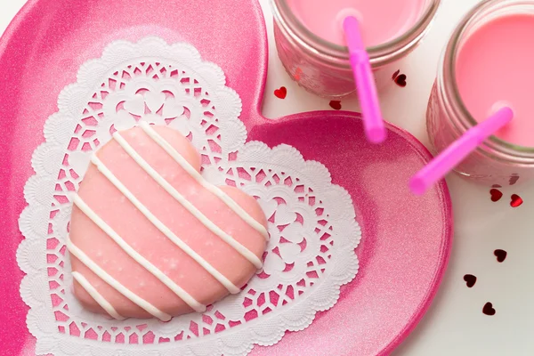 Galletas decoradas de San Valentín —  Fotos de Stock