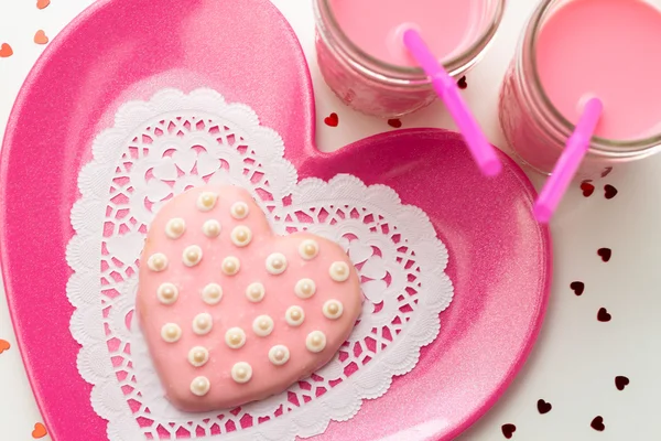 Galletas decoradas de San Valentín —  Fotos de Stock