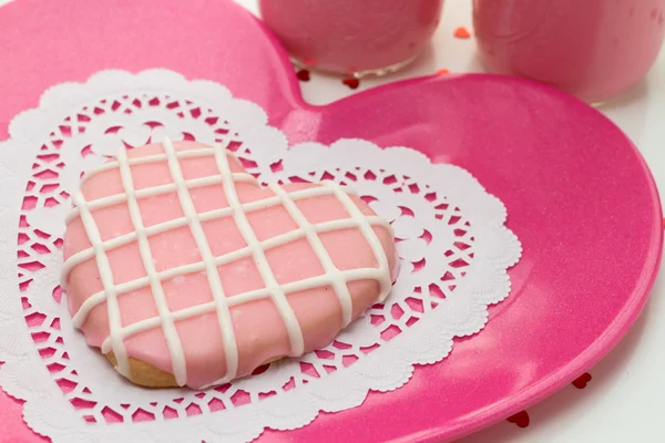 Valentine Decorated Cookies — Stock Photo, Image