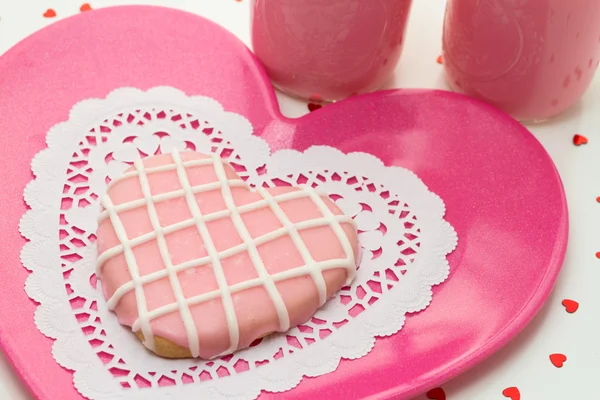 Valentine Decorate Cookies — Fotografie, imagine de stoc