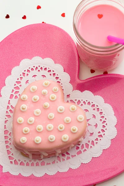 Valentine Decorated Cookies — Stock Photo, Image