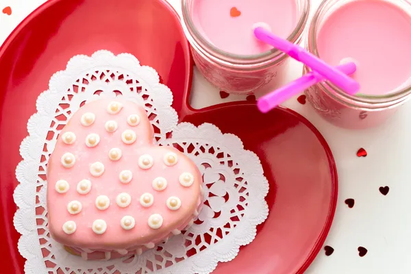 Valentine Decorate Cookies — Fotografie, imagine de stoc
