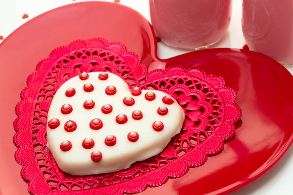 Valentine decorado cookies — Fotografia de Stock