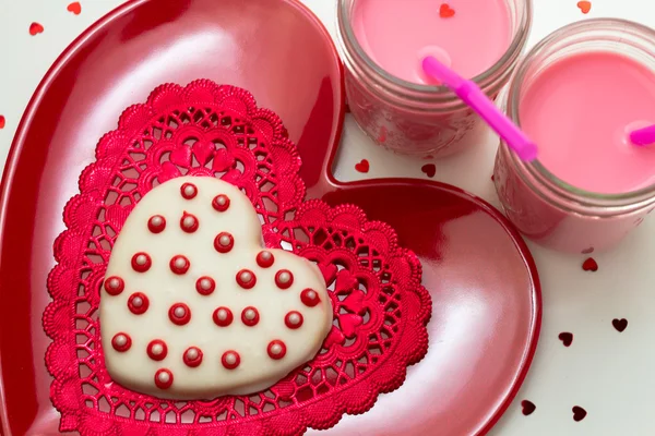 Valentine Decorated Cookies — Stock Photo, Image