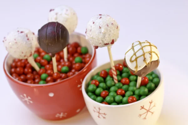 Holiday Cake Pops — Stock Photo, Image