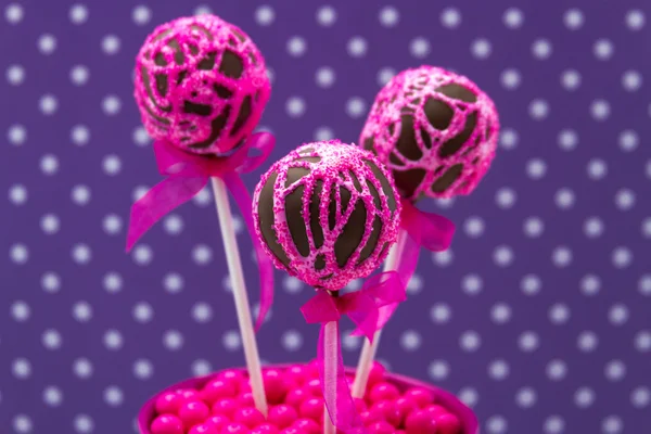 Swirl Cake Pops — Stock Photo, Image