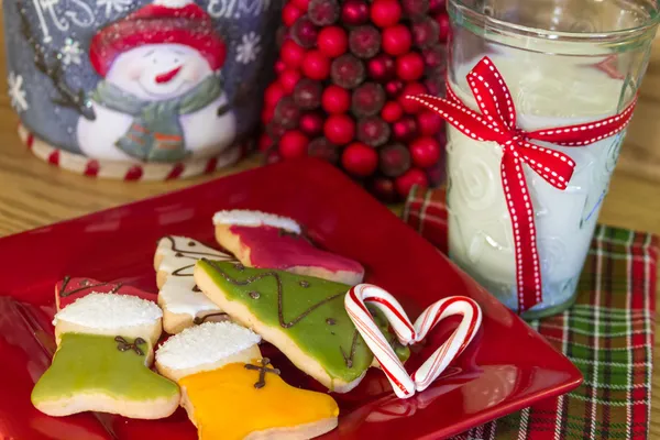 Glückliche Weihnachtsplätzchen — Stockfoto