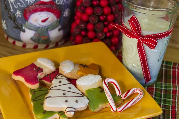 Candy Cane Love for Santa — Stock Photo, Image