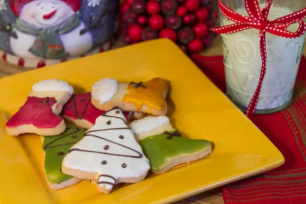 Glückliche Weihnachtsplätzchen — Stockfoto