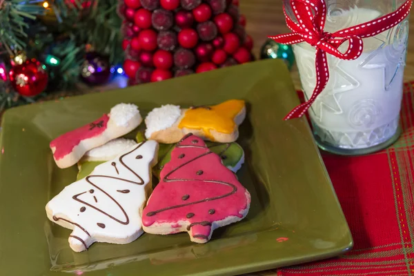 Biscotti per Babbo Natale — Foto Stock